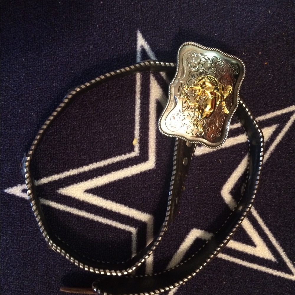 Belt with Designs On front, with Buckle